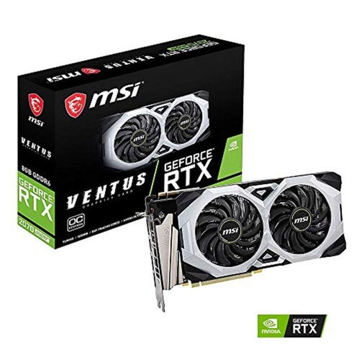 MSI GeForce RTX 2070 Super Ventus OC, Tarjeta Gráfica