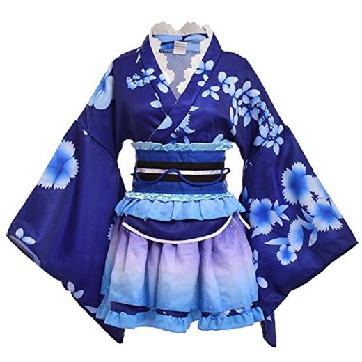 GRACEART Japón Yukata Kimono Disfraz Cosplay Conjunto