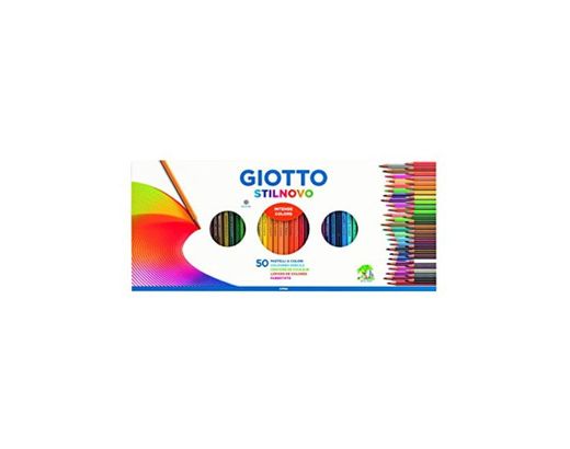 Giotto- Stilnovo Set con 50 lápices y 1 sacapuntas