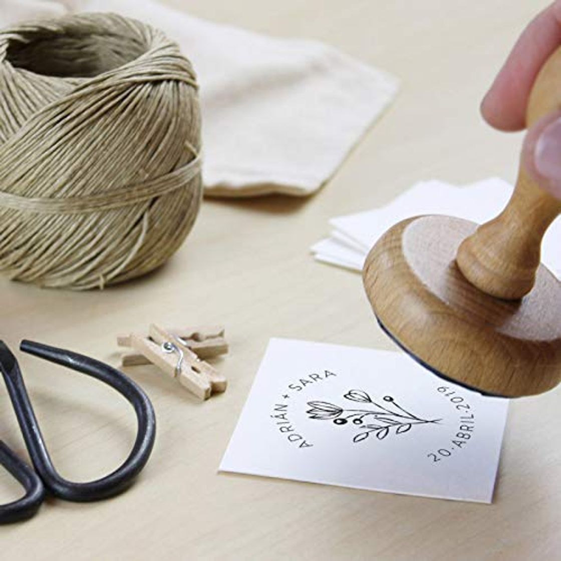 Social Sello Personalizado de Boda