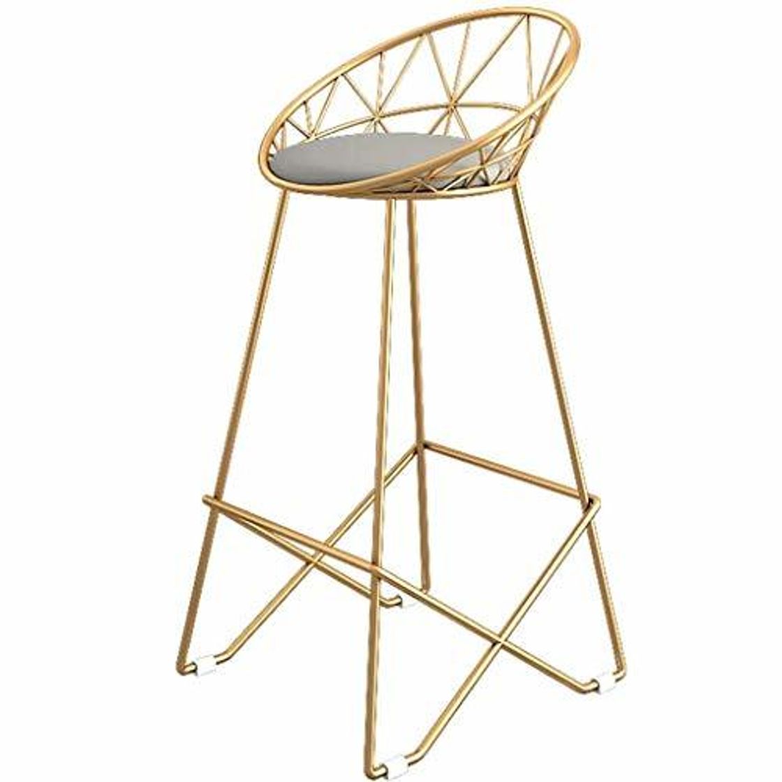 Social Silla de taburetes Reposapiés Taburete alto Sillas de comedor tapizadas Para la