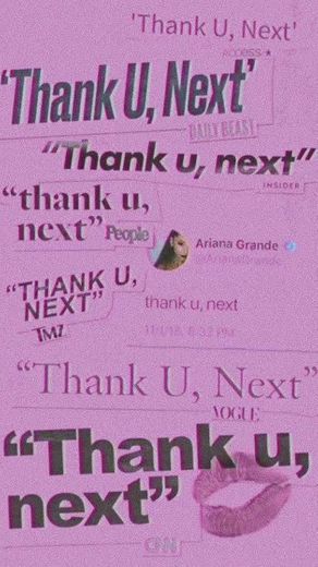 Ariana Grande - thank u, next (lyric video)🖤