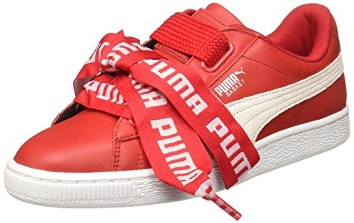 Social PUMA Mujer Toreador Rojo Basket Heart DE Zapatillas-UK 6
