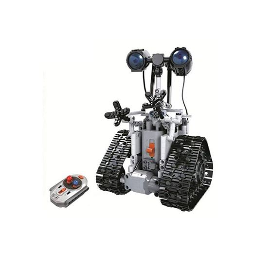 Control Remoto Robot DIY Ensamblar Bloques De Construcción Steam Ciencia Y Educación Juguetes para Niños Rompecabezas Eléctricos Inteligentes Kit De Montaje para Niños Juguetes