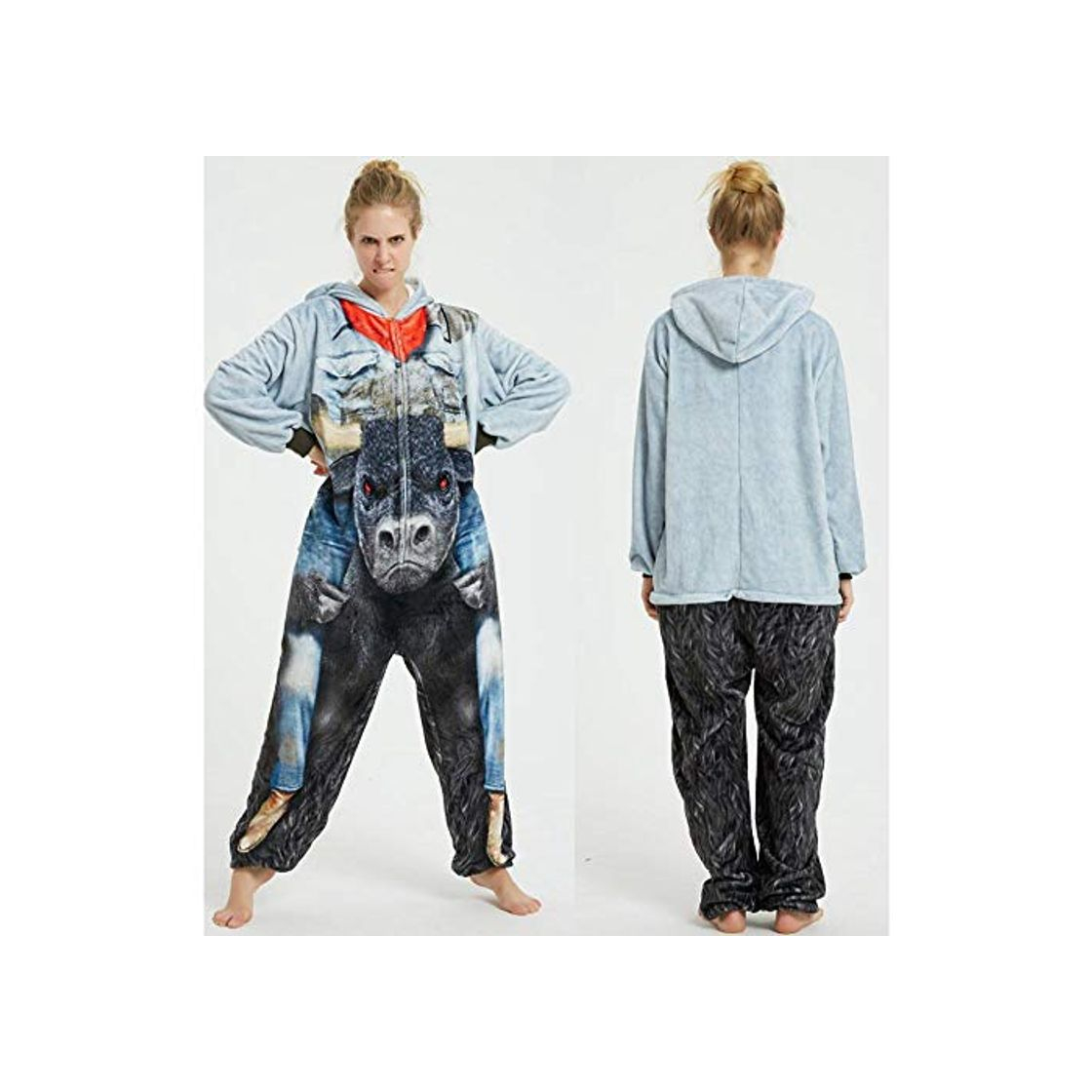 Pijama Minotauro Monster Onesies Adultos Onesies Animal Mono Pijamas Animal Outfit Mujeres