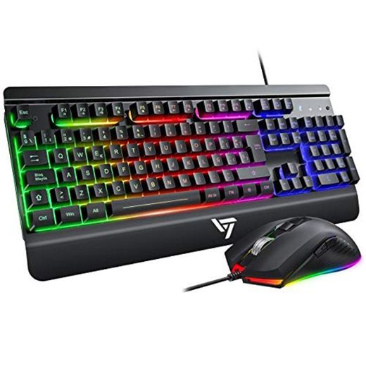 VicTsing Teclado Gaming LED