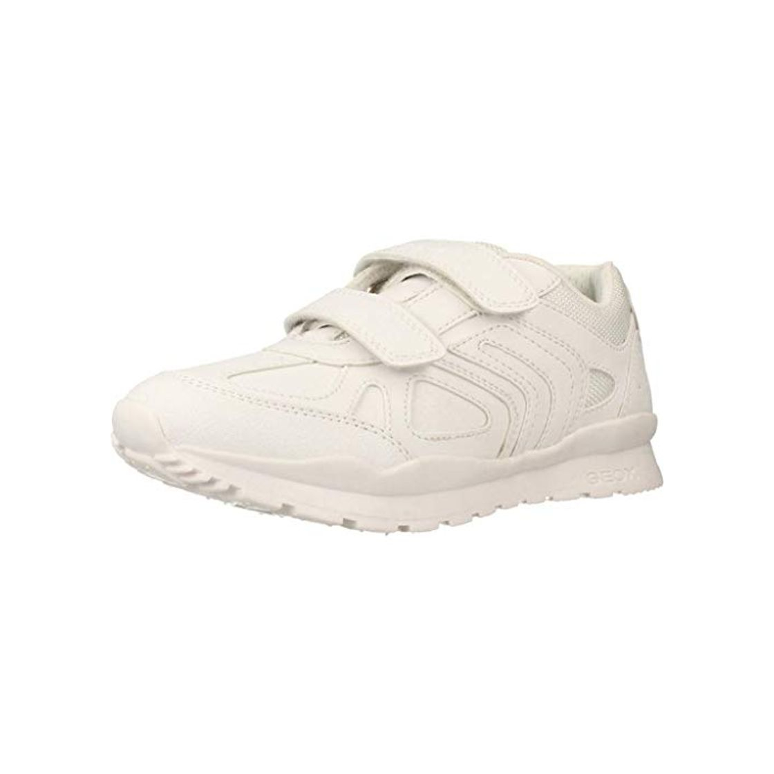 Fashion Geox J Pavel F, Zapatillas para Niños, Blanco