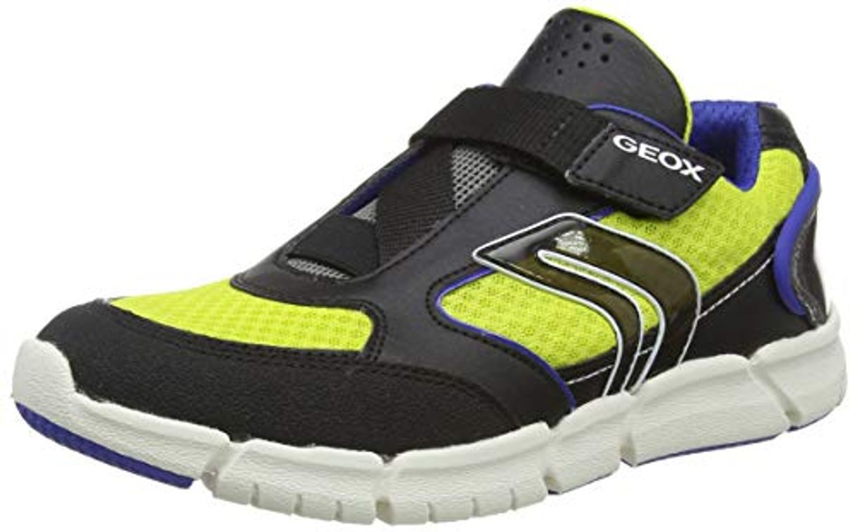 Fashion Geox Flexyper B, Zapatillas para Niños, Negro