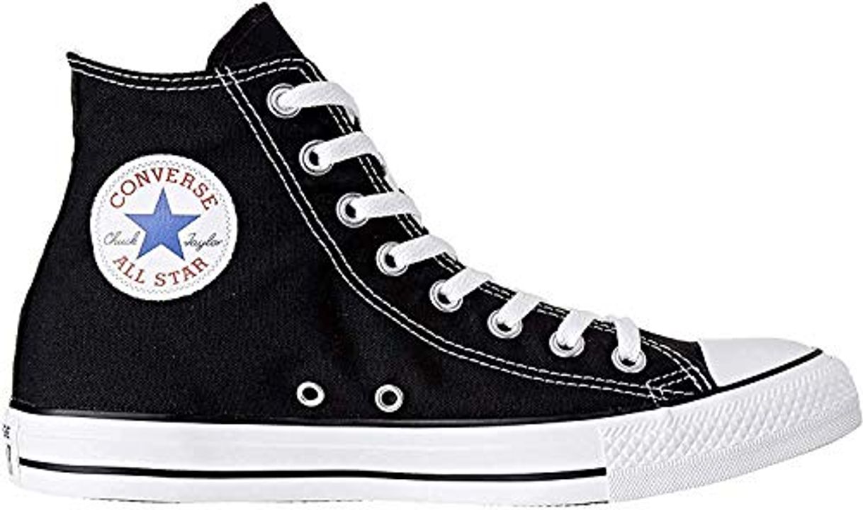 Moda Converse Chuck Taylor All Star, Zapatillas altas Unisex adulto, Negro (Black), 38