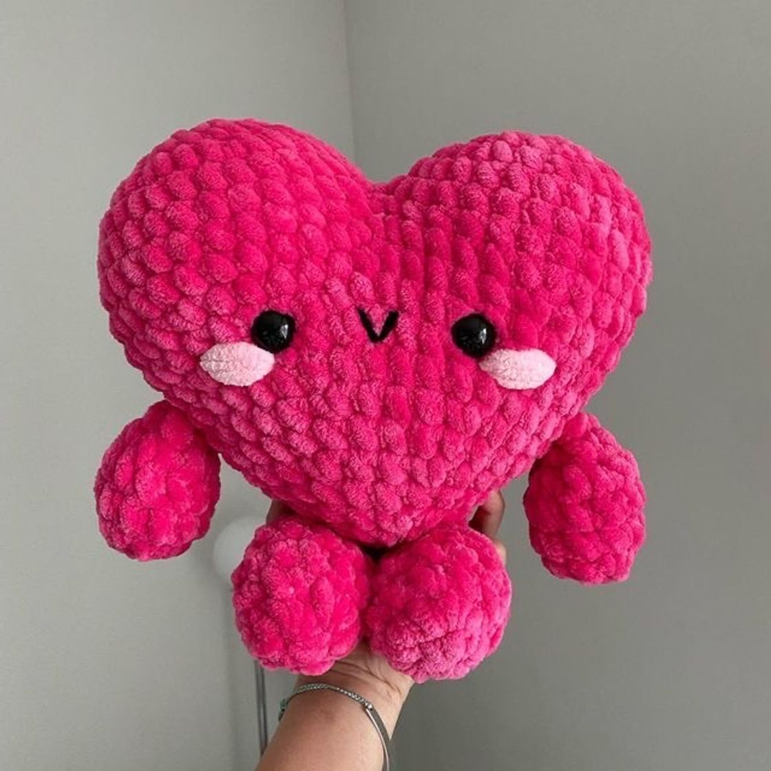 Moda Crocheted heart ❤️