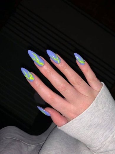 lightning nail inspiration