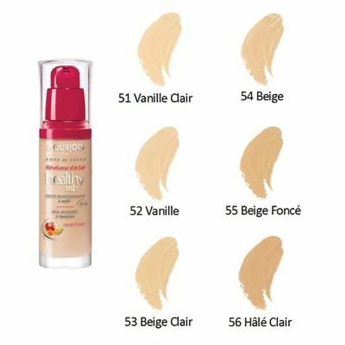 Fashion Bourjois Healthy Mix Foundation 16h Base 