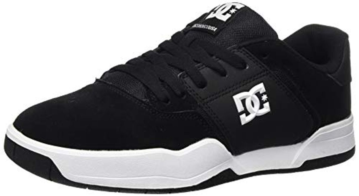 Social DC Shoes Central, Zapatillas de Skateboard para Hombre, Negro