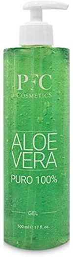 Gel de Aloe Vera Puro 100% , Hidratante natural para piel sensible