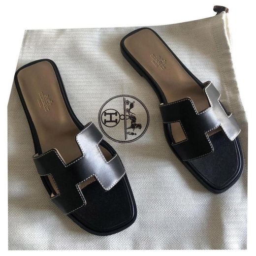 Black Sandals Hermès