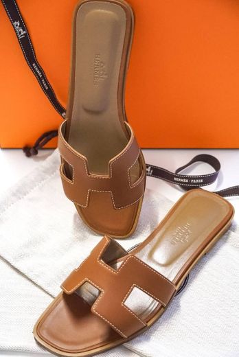 Brown Sandals Hermès