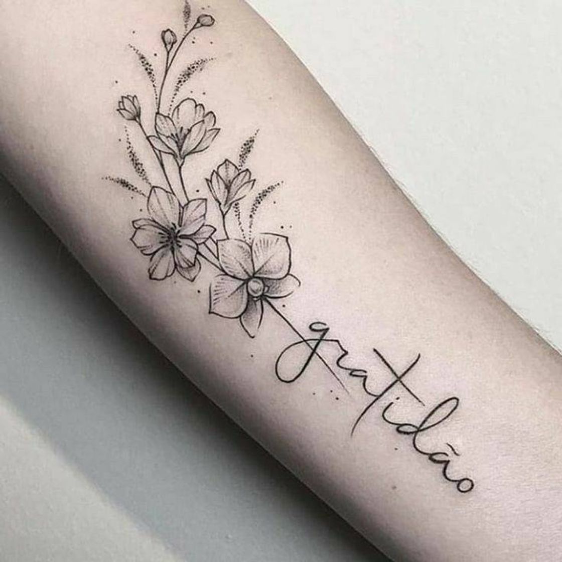 Fashion Tattoo gratidão💖