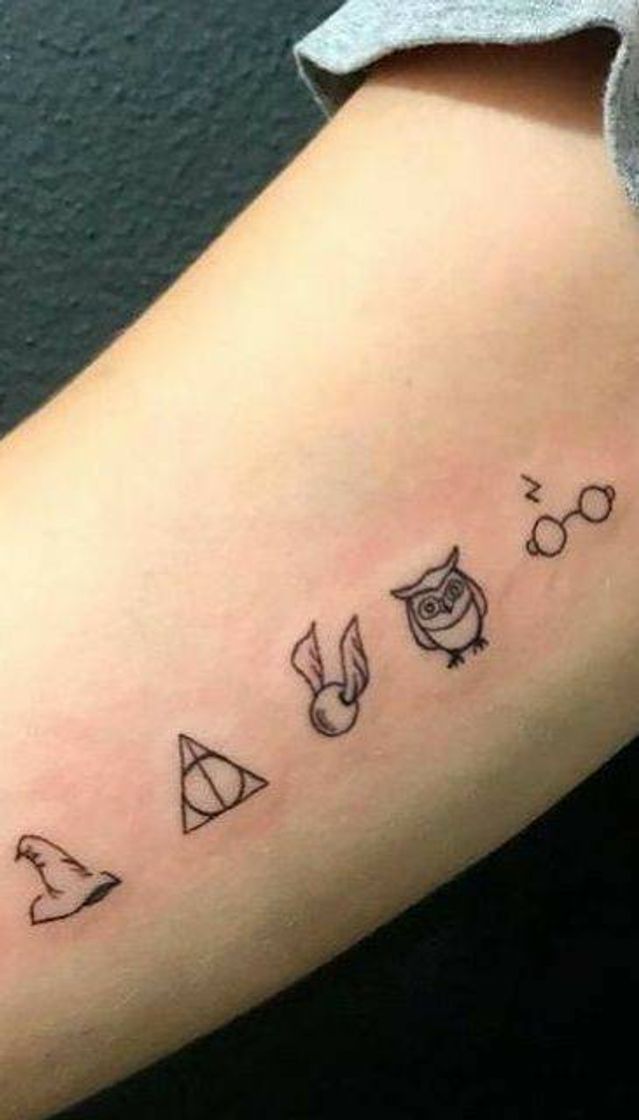 Fashion Tatuagens simples de Harry Potter