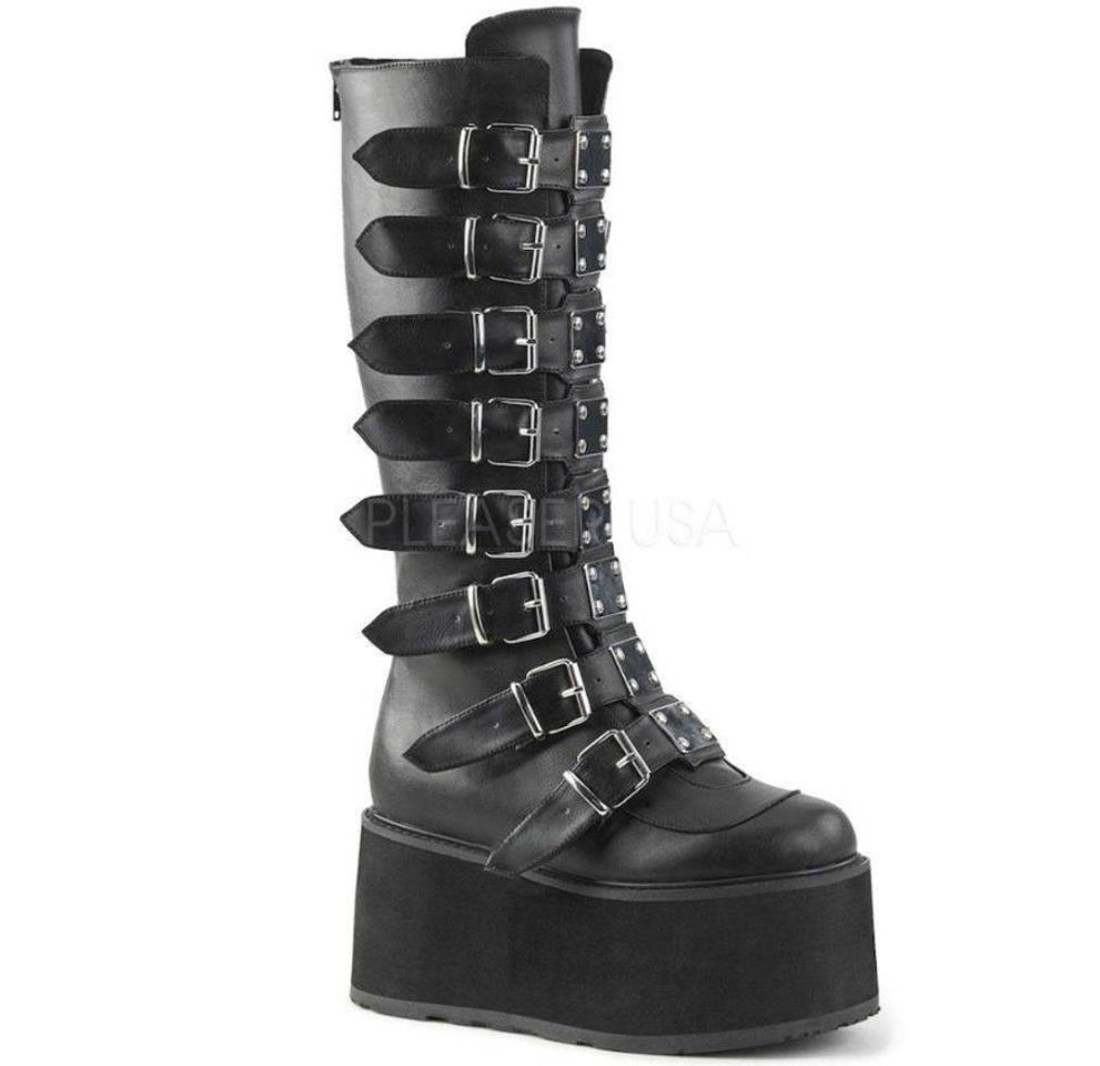 Fashion Bota plataforma da Demonia