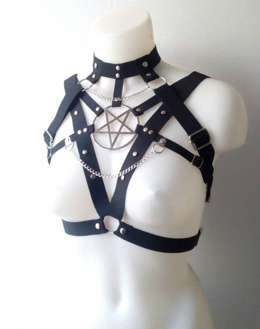 Social Large Metal Pentagram Harness