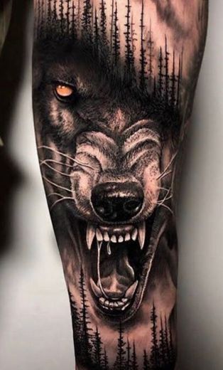 Tatuagem lobo 