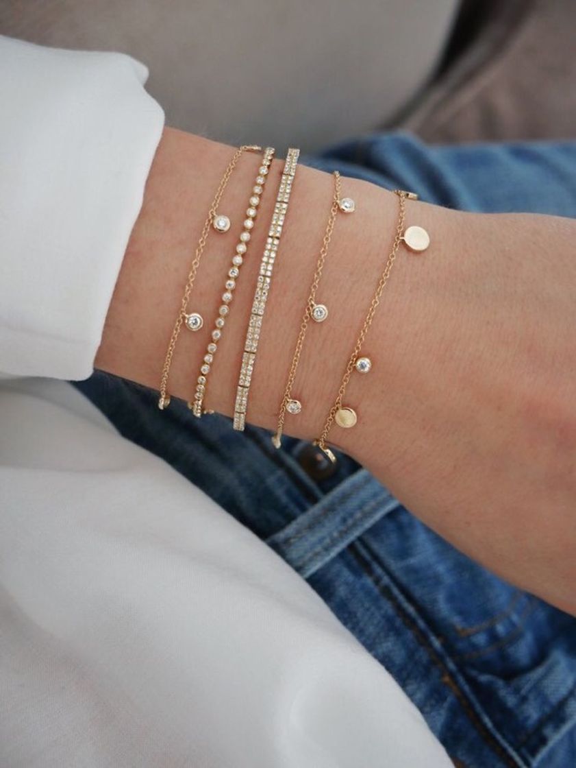 Moda Conjunto lindo de pulseiras 