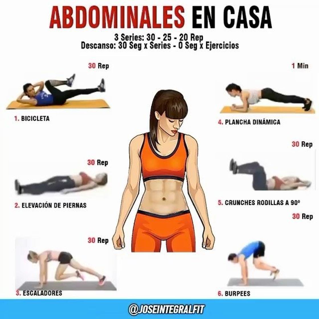 Moda Los mejores ejercicio para abdomen en casa 🏡 🏋️