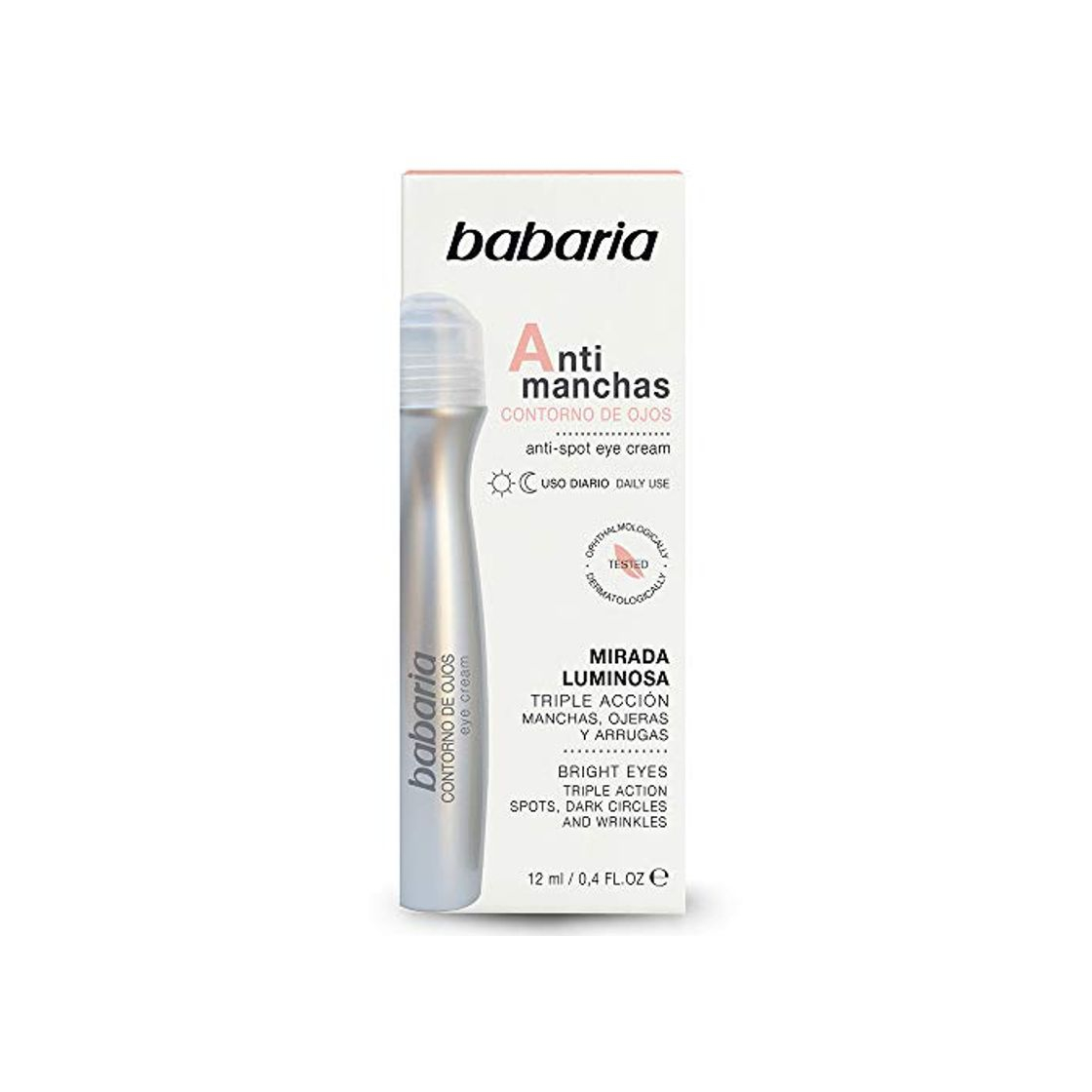 Products Babaria Contornos De Ojos Antimanchas Día y Noche Triple Acción Antimanchas Ojeras y Arrugas 12 ml