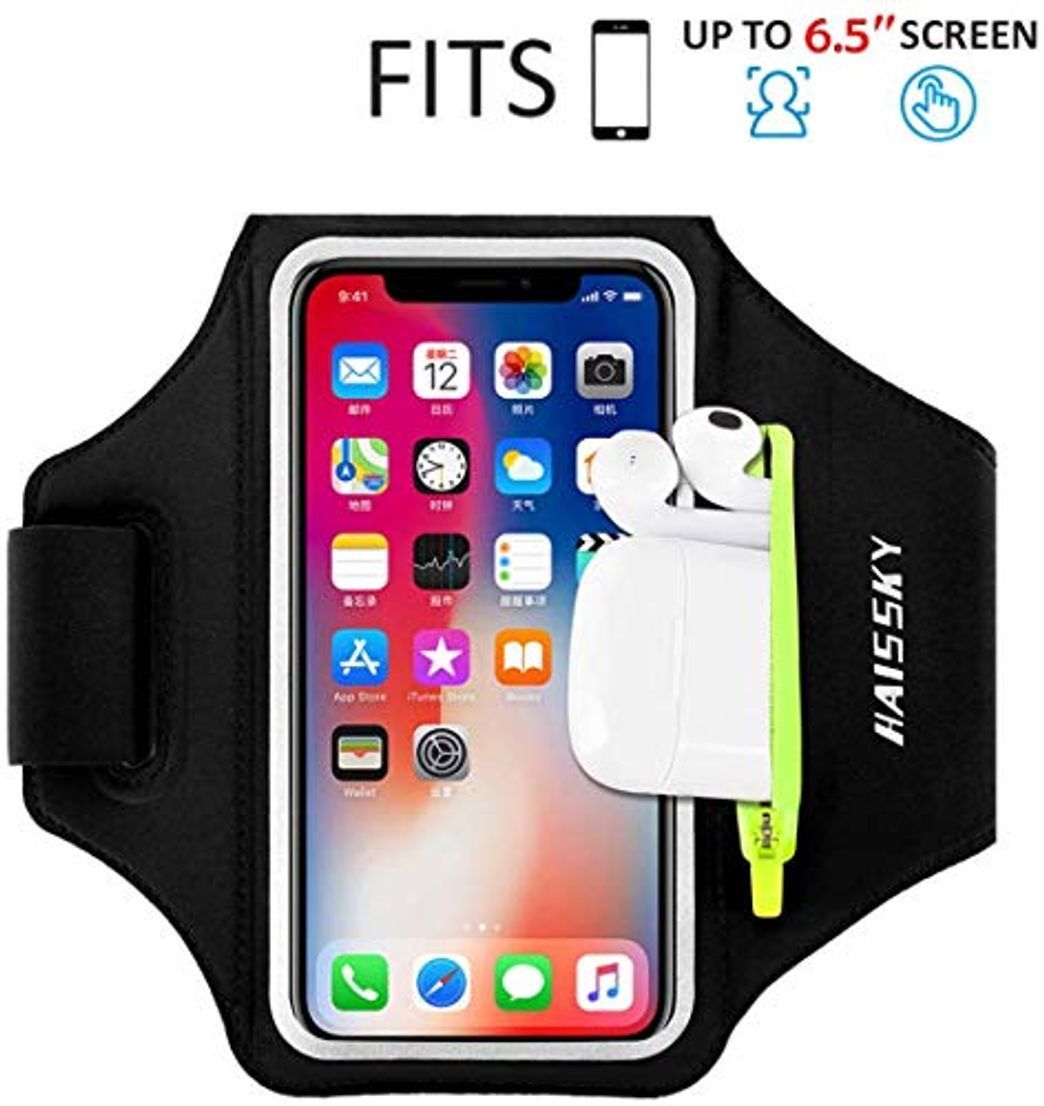 Product Brazalete Deportivo para Corre con Airpods Holder,HAISSKY Brazalete Móvil Deportivo para iPhone