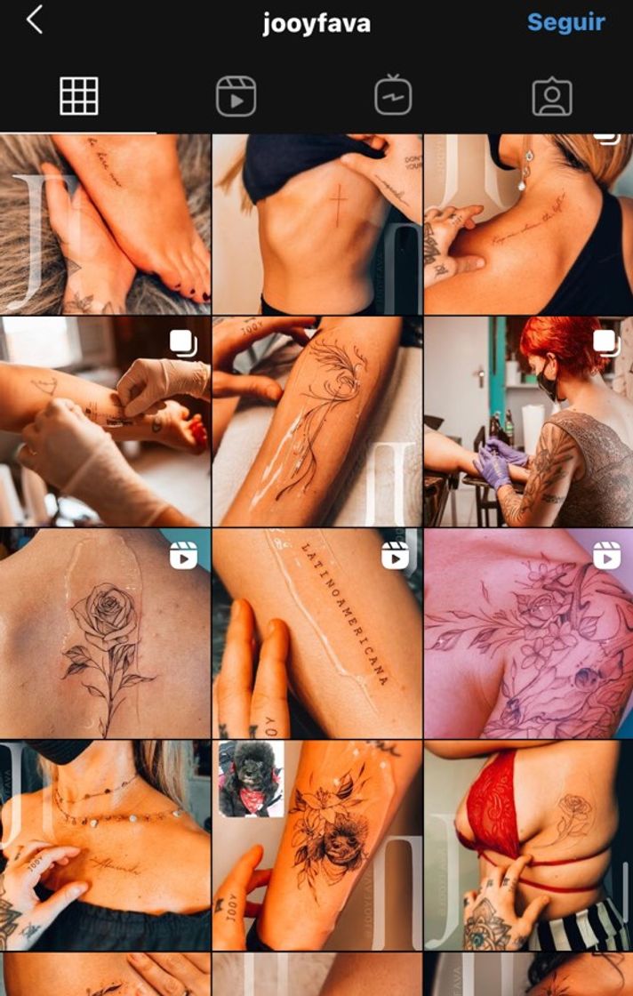 Moda Instagram tatuagens minimalistas 