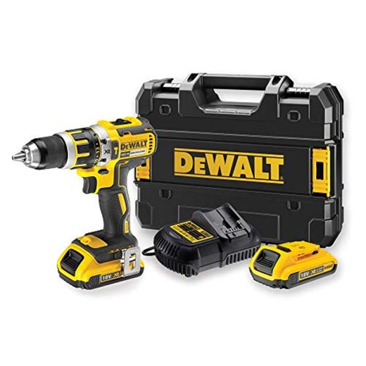 DEWALT DCD795D2-QW - Taladro Percutor a bateria sin escobillas XR 18V 13mm