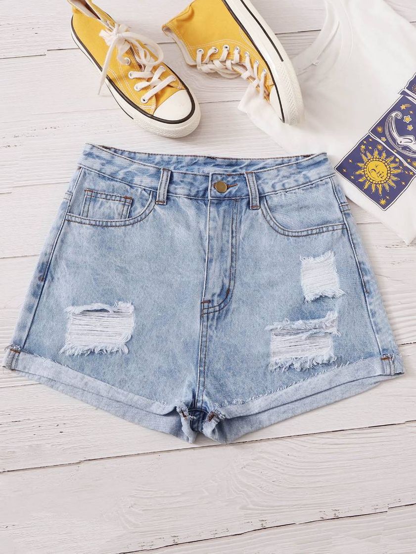 shorts denim rotos.