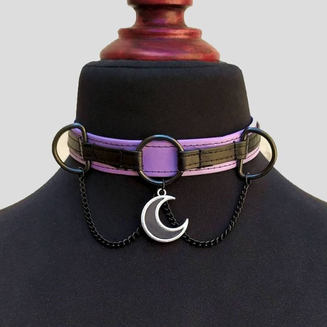 Fashion choker black moon