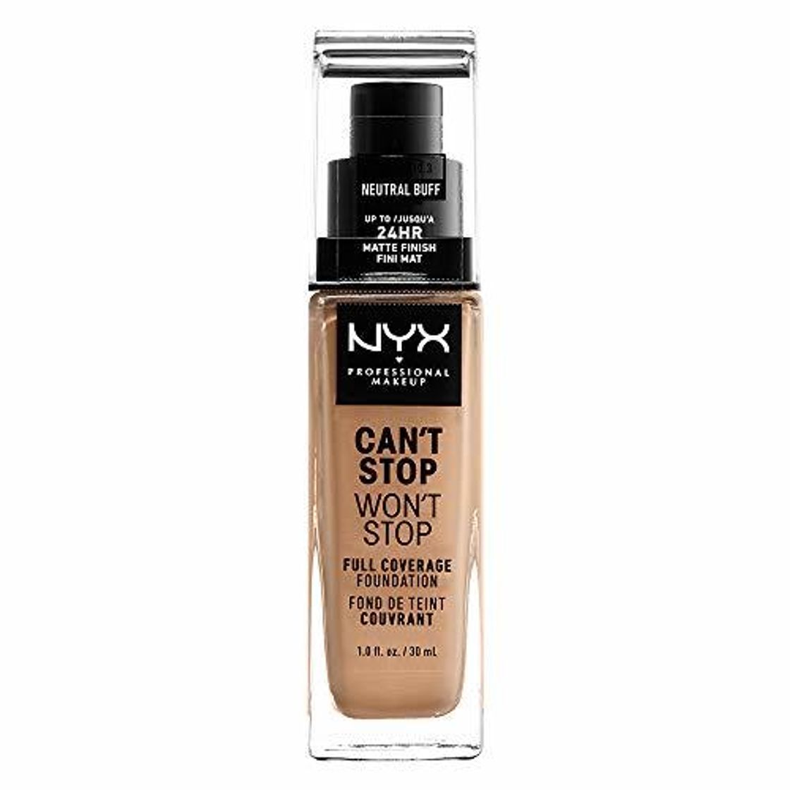 Beauty NYX Professional Makeup - Base de Maquillaje Can't Stop Won't Stop Full