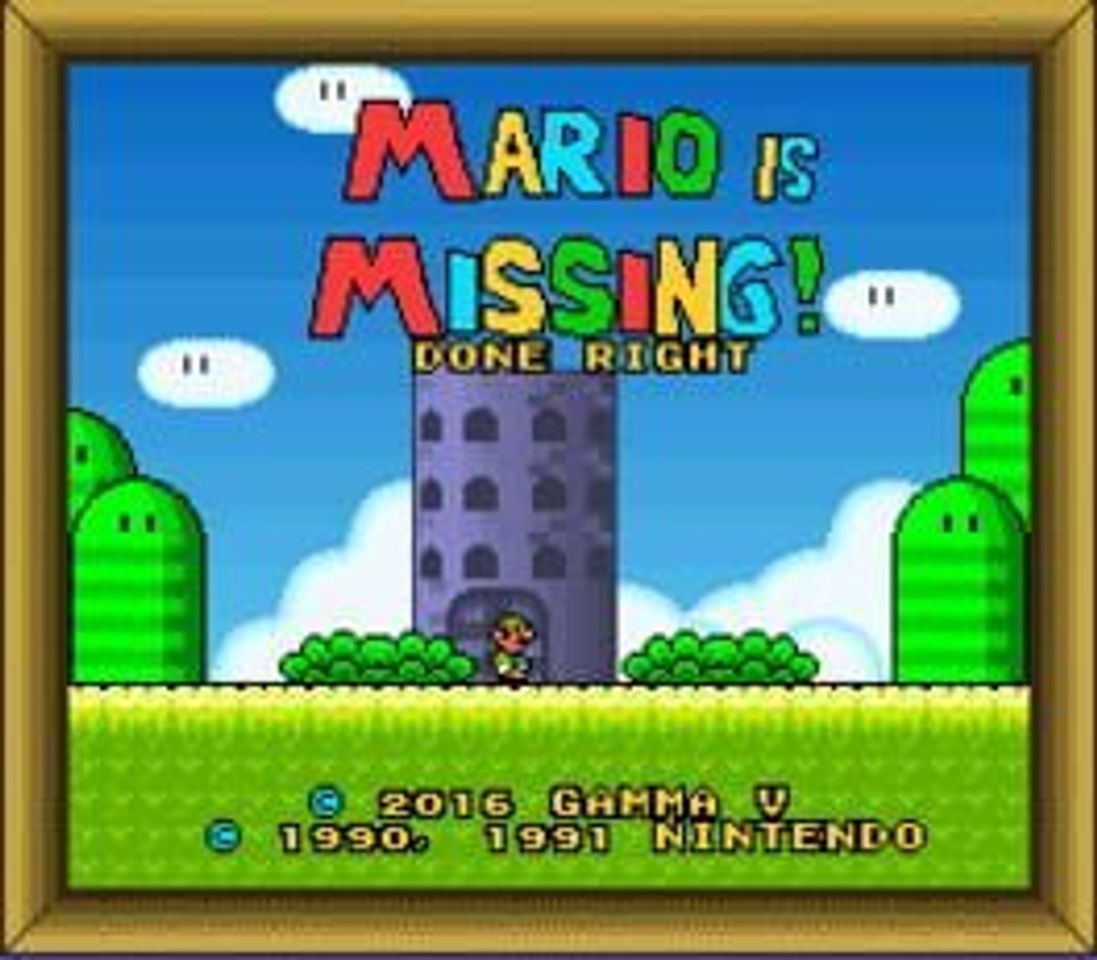 Videogames Mario is Missing! Done Right