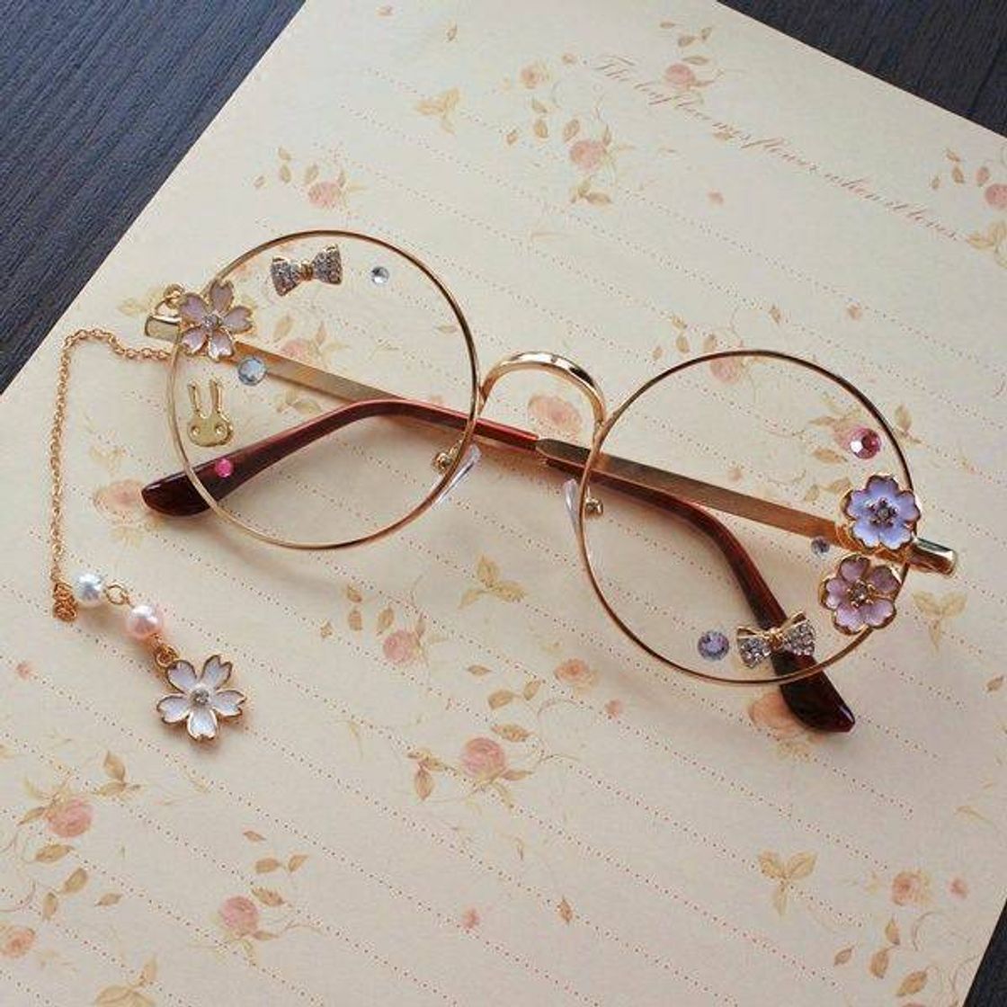 Fashion Retro Round Clear Lens Glasses 