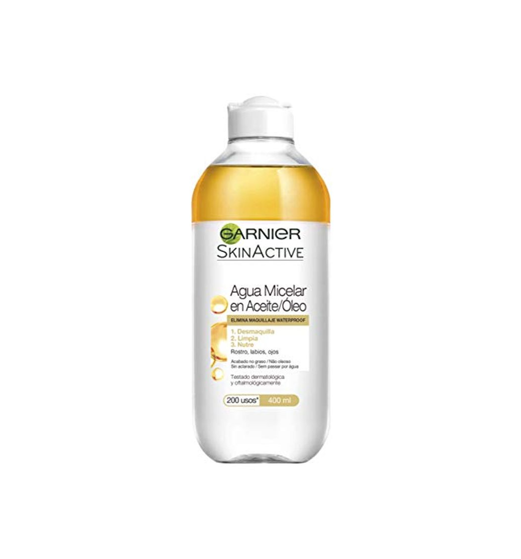 Belleza Garnier SkinActive Agua Micelar en Aceite que Elimina Maquillaje Resistente