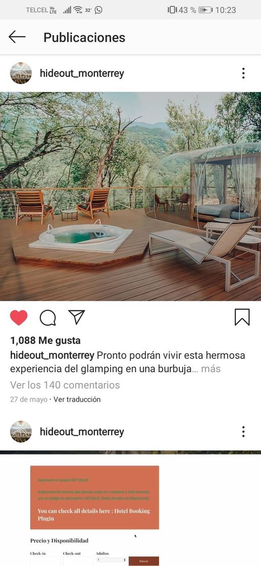 Lugares Glamping en monterrey 