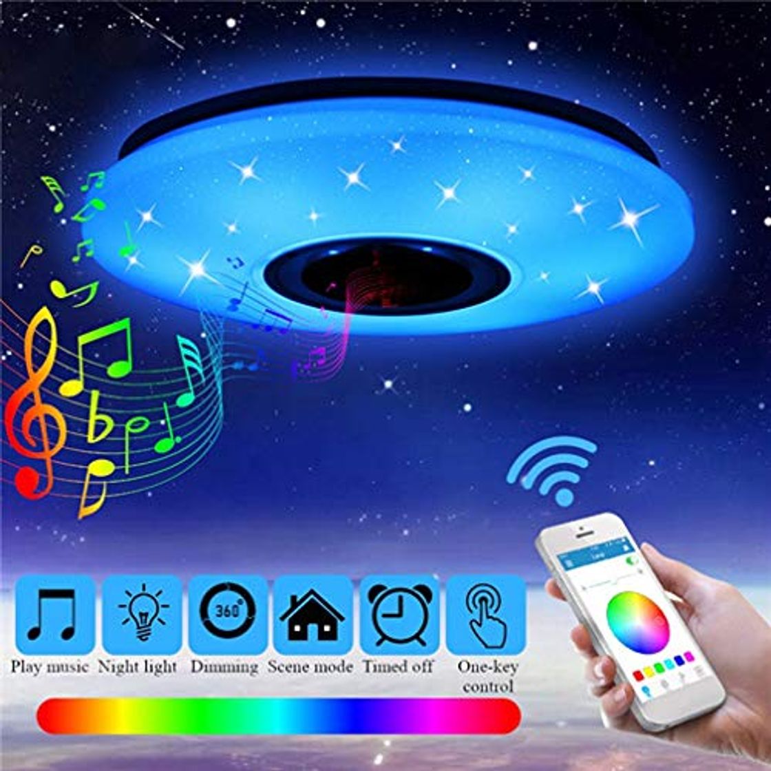 Producto OMGPFR RGB Regulable Música Lámparas de Techo