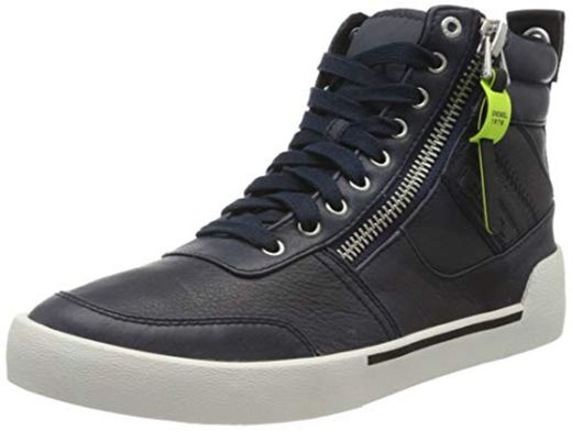 Diesel D-Velows, Zapatillas para Hombre, Azul