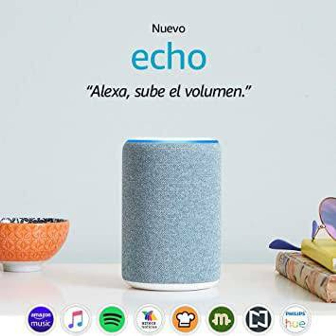 Fashion Echo (3ra generación) - Bocina inteligente con Alexa

