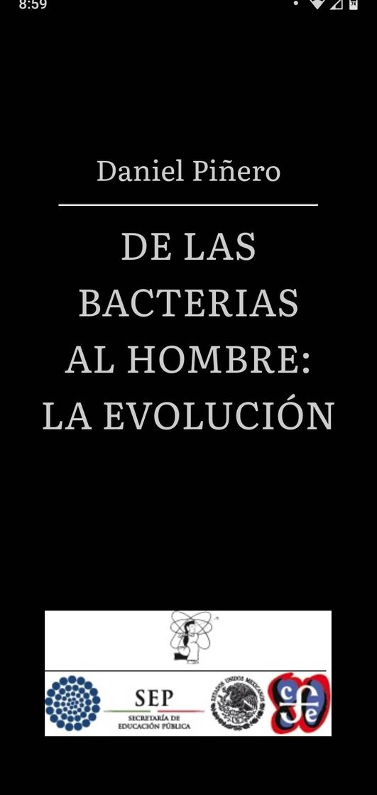 Book De las bacterias al hombre: la evolución