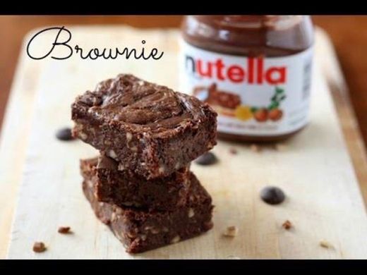 Brownie con Nutella 