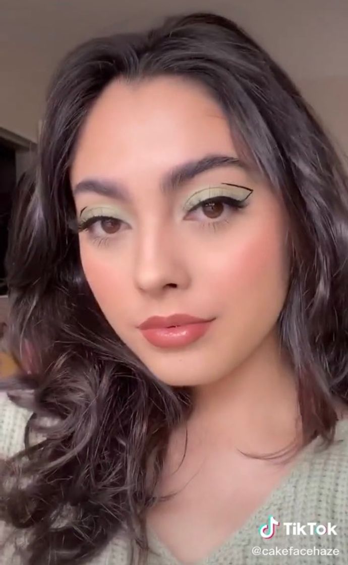 Social Maquillaje verde 