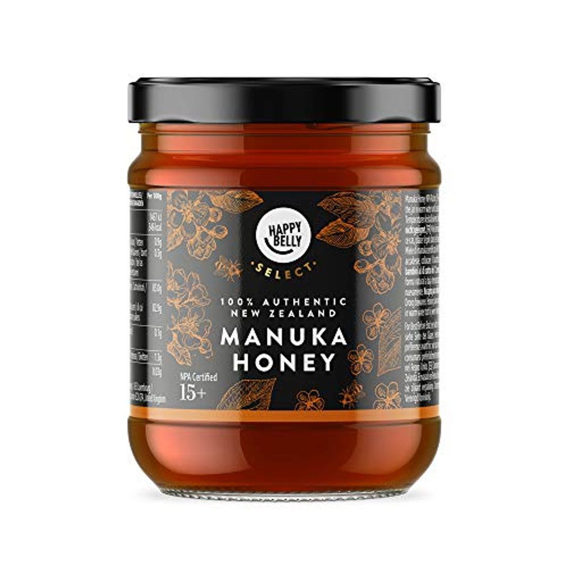 Productos Marca Amazon - Happy Belly Select Miel de manuka 15