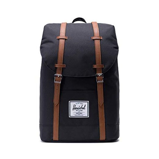 Herschel Retreat Backpack - Mochila casual unisex, Negro