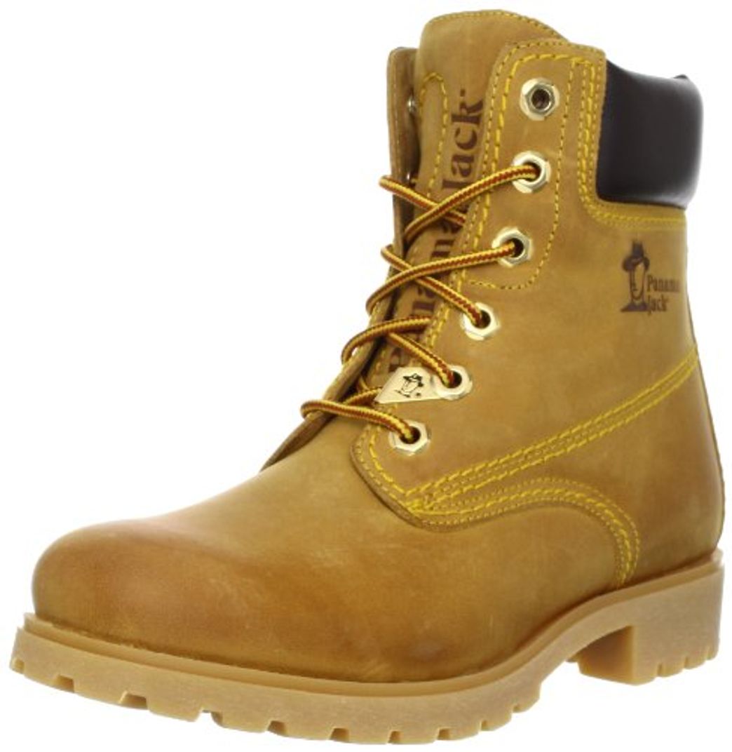 Social Panama Jack Panama 03 B1, Zapatos de Cordones Brogue para Mujer, Amarillo-Gelb