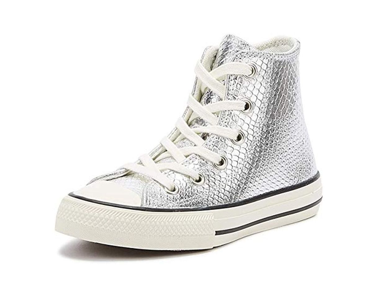 Producto Converse Chuck Taylor All Star Youth Plata Hi Zapatillas-UK 3