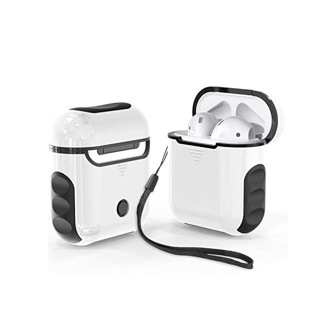 Electrónica Funda Airpods,ORETech Funda Airpods 2 & Airpods 1 Silicona