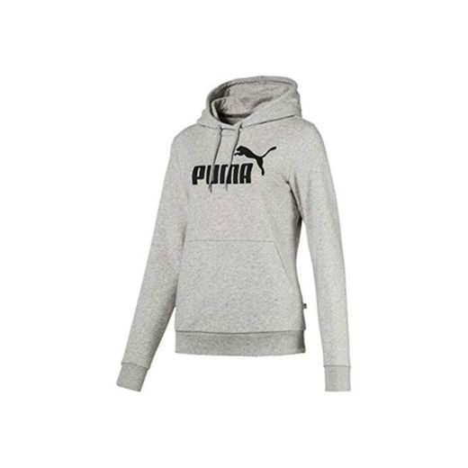 PUMA ESS Logo Hoody TR Sudadera, Mujer, Gris